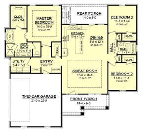 Main for House Plan #041-00153