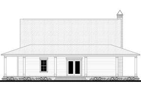 Farmhouse House Plan #041-00154 Elevation Photo