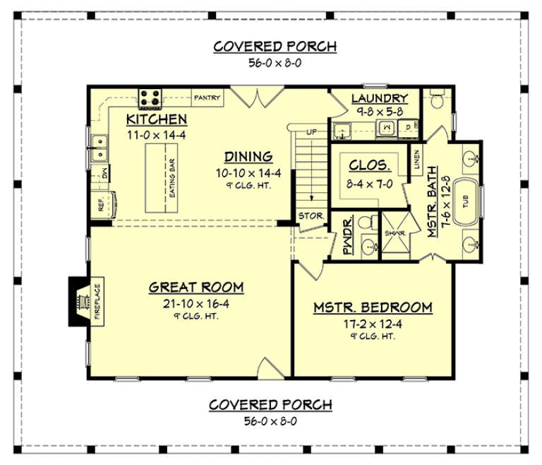 House Plan House Plan #18319 Drawing 1