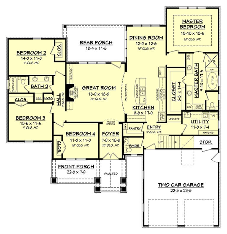 House Plan House Plan #18321 Drawing 1