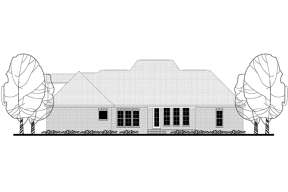 French Country House Plan #041-00157 Elevation Photo