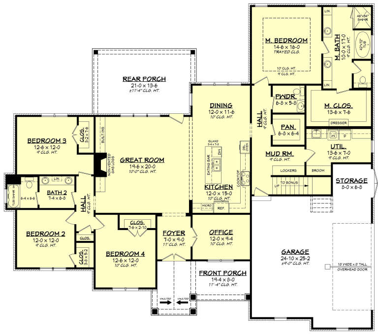 House Plan House Plan #18324 Drawing 1