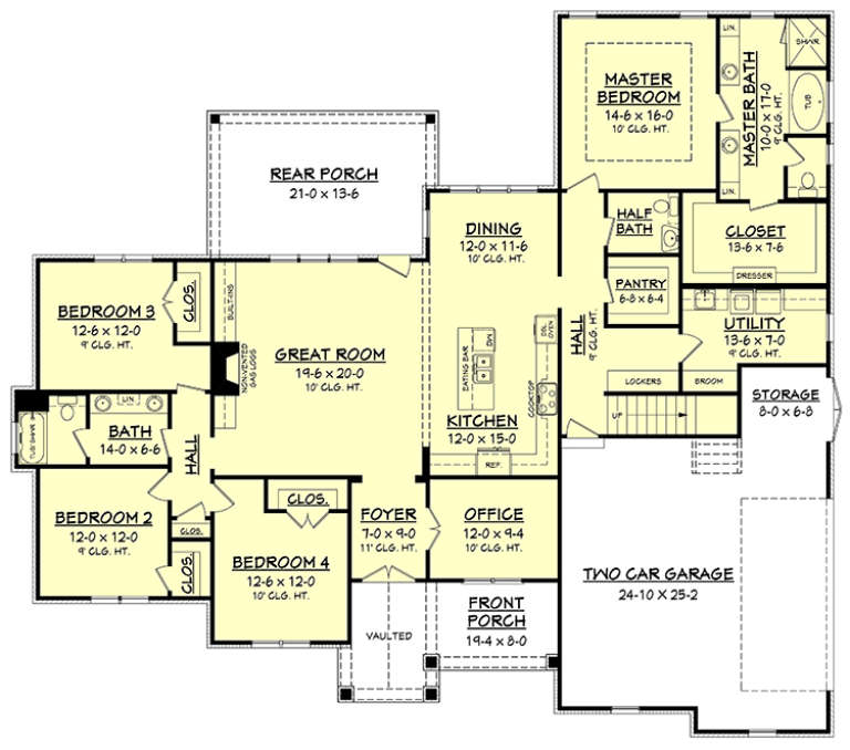 House Plan House Plan #18324 Drawing 1