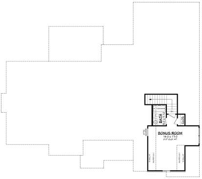 Bonus Room for House Plan #041-00159