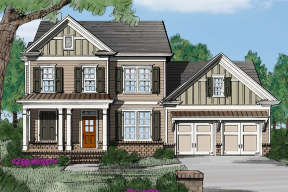 Traditional House Plan #3418-00008 Elevation Photo