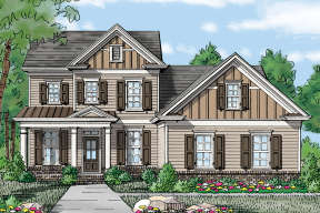 Traditional House Plan #3418-00009 Elevation Photo