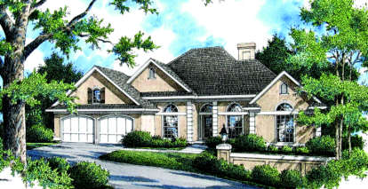 4 Bed, 2 Bath, 1917 Square Foot House Plan - #048-00116