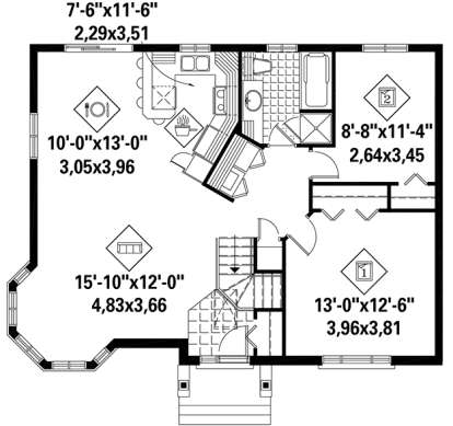 House Plan House Plan #18330 Drawing 1