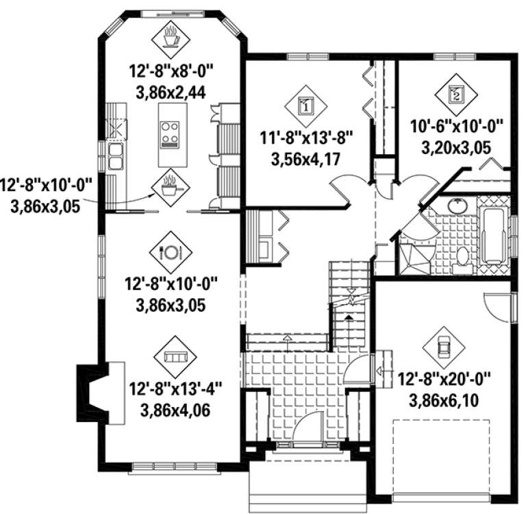 House Plan House Plan #18332 Drawing 1