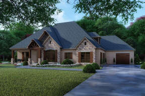 Traditional House Plan #110-01046 Elevation Photo