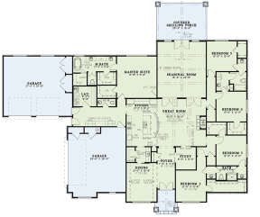 Main Floor  for House Plan #110-01048