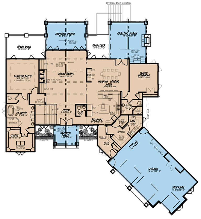 House Plan House Plan #18338 Drawing 1