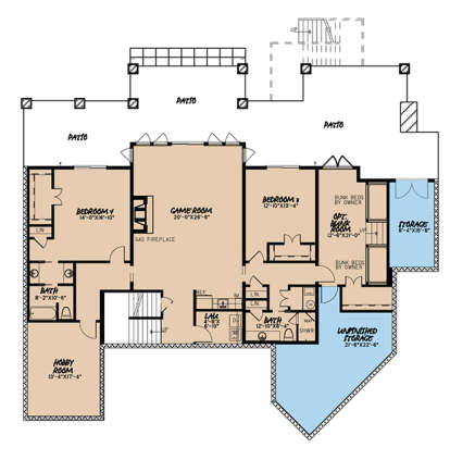 Basement for House Plan #8318-00035