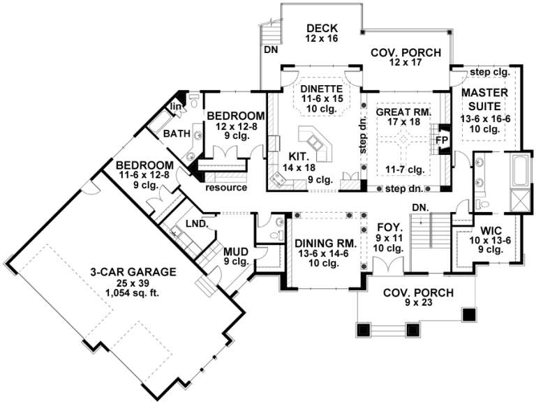 House Plan House Plan #18339 Drawing 1