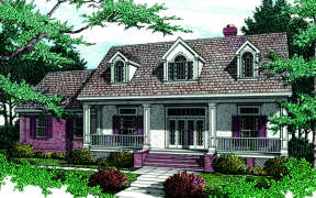Traditional House Plan #048-00117 Elevation Photo