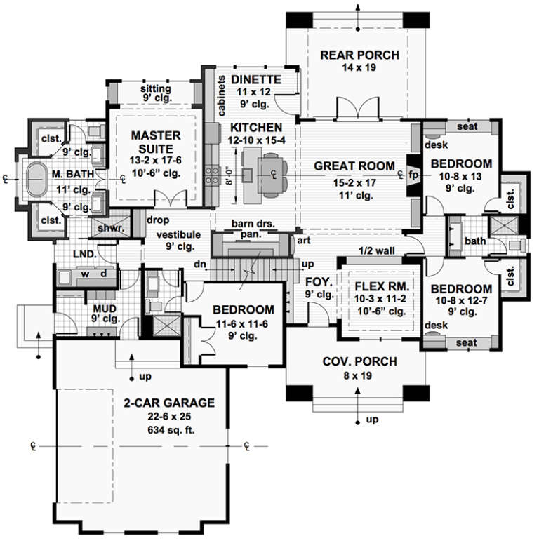 House Plan House Plan #18342 Drawing 1