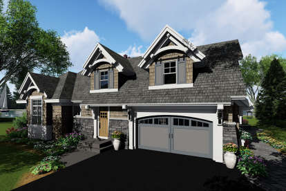 Craftsman House Plan #098-00274 Elevation Photo
