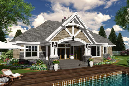 Craftsman House Plan #098-00274 Elevation Photo