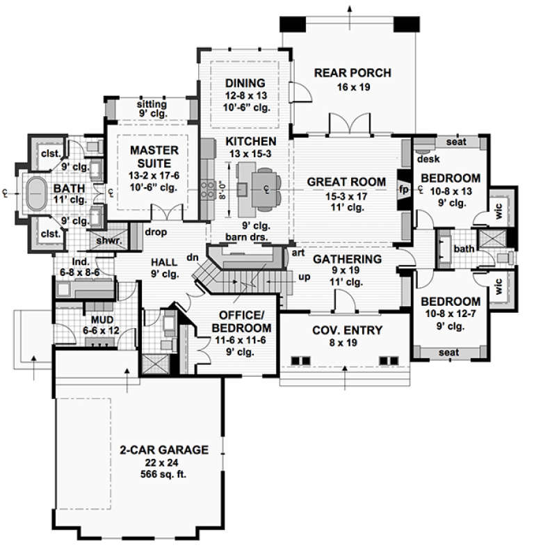 House Plan House Plan #18343 Drawing 1