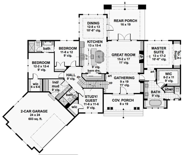 House Plan House Plan #18344 Drawing 1