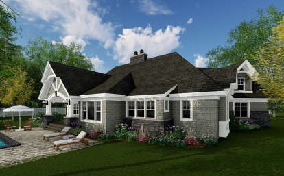 Cottage House Plan #098-00276 Elevation Photo