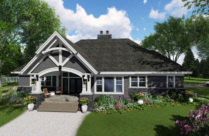 Bungalow House Plan #098-00277 Elevation Photo