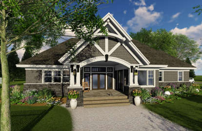 Bungalow House Plan #098-00277 Elevation Photo