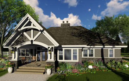 Bungalow House Plan #098-00277 Elevation Photo