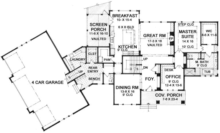 House Plan House Plan #18349 Drawing 1