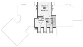 Upper for House Plan #098-00281