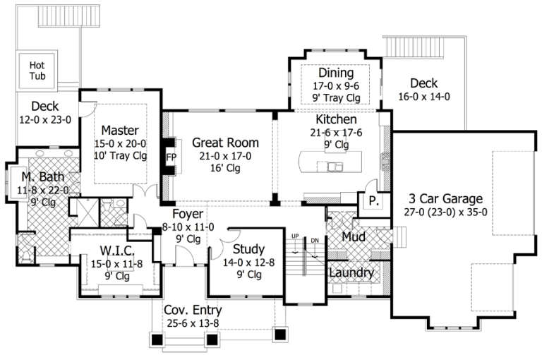 House Plan House Plan #18354 Drawing 1