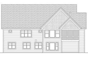 Craftsman House Plan #098-00287 Elevation Photo