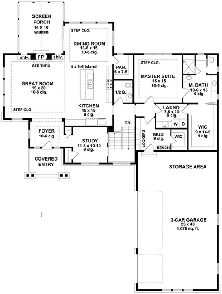 House Plan House Plan #18356 Drawing 1