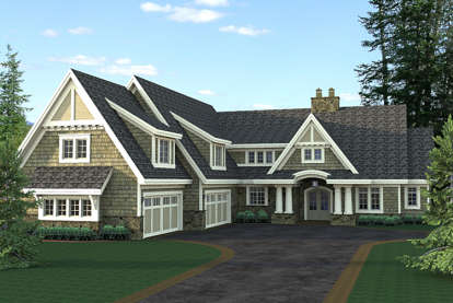 Northwest House Plan #098-00289 Elevation Photo