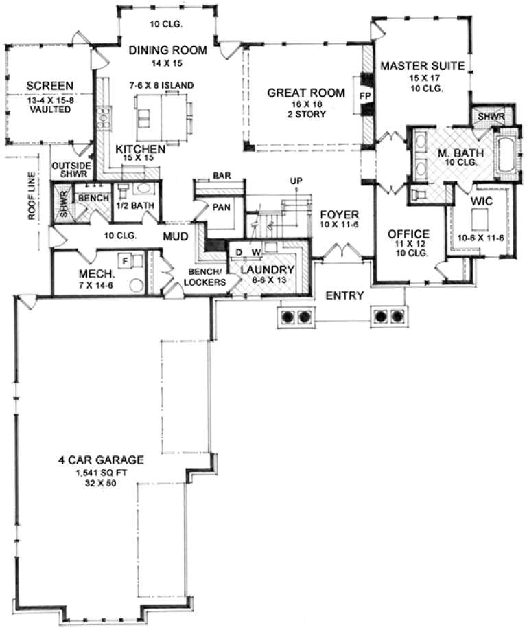 House Plan House Plan #18358 Drawing 1