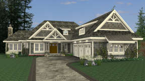 Traditional House Plan #098-00290 Elevation Photo