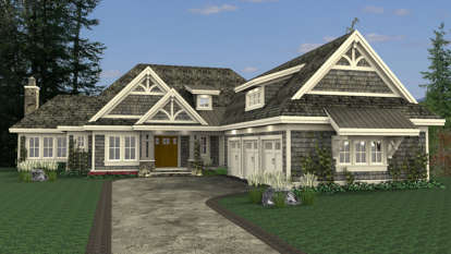 3 Bed, 3 Bath, 4668 Square Foot House Plan - #098-00290