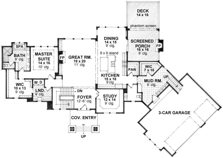 House Plan House Plan #18360 Drawing 1