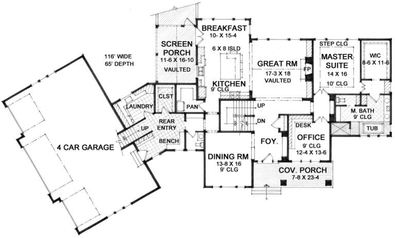 House Plan House Plan #18361 Drawing 1
