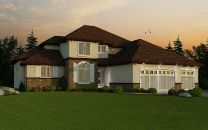 European House Plan #402-01447 Elevation Photo