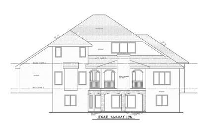 European House Plan #402-01447 Elevation Photo