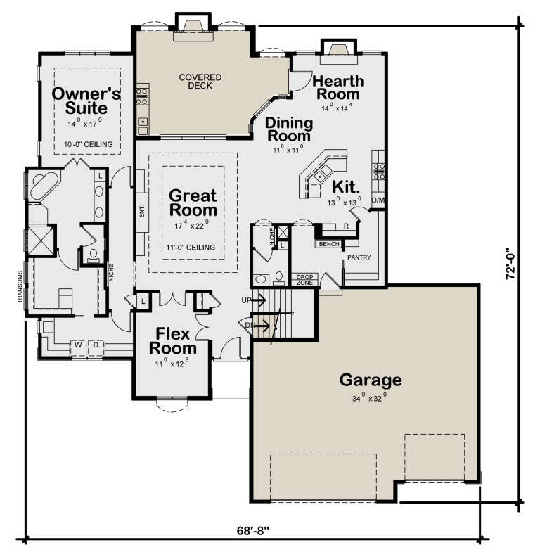 House Plan House Plan #18364 Drawing 1