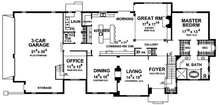 House Plan House Plan #18365 Drawing 1