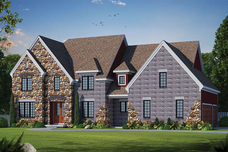 House Plan House Plan #18366 Front Elevation