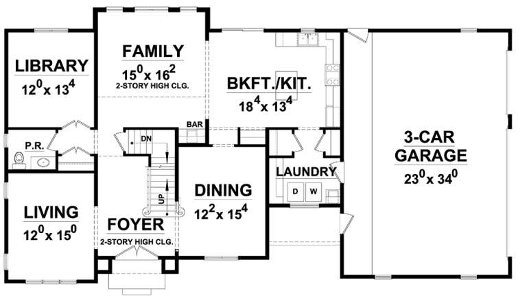 House Plan House Plan #18366 Drawing 1