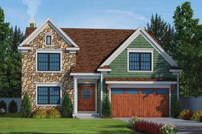 Craftsman House Plan #402-01450 Elevation Photo