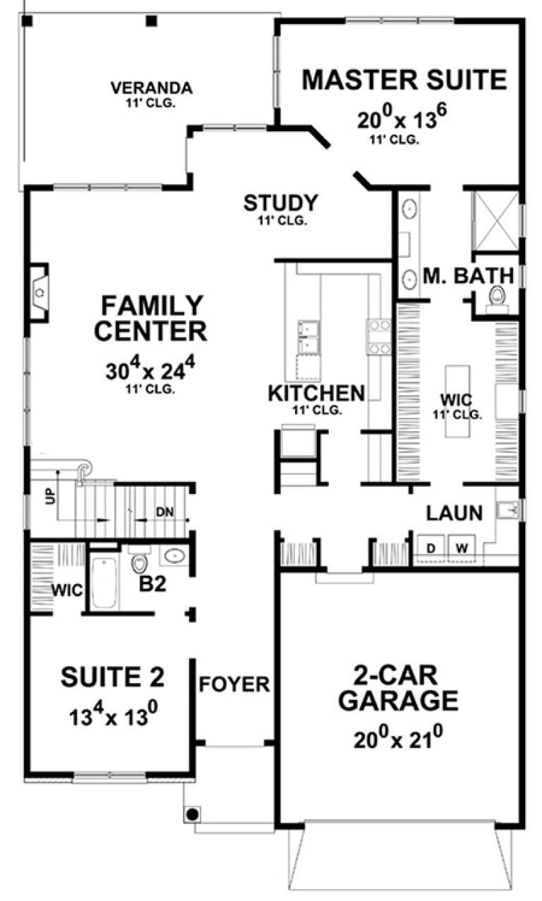 House Plan House Plan #18367 Drawing 1