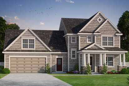 2 Bed, 3 Bath, 1973 Square Foot House Plan - #402-01452