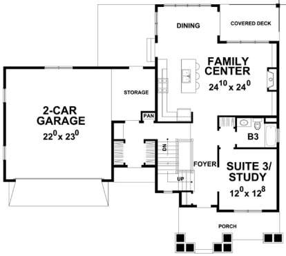 Main Floor  for House Plan #402-01452
