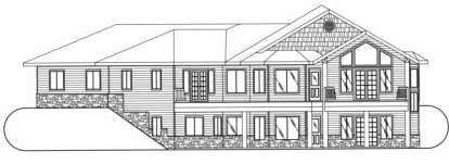 Northwest House Plan #039-00455 Elevation Photo